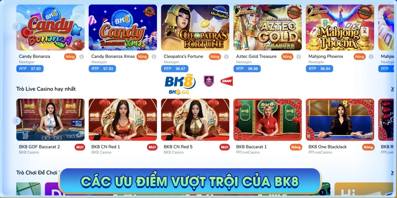 BK8 GG 🎖️【Nhà cái BK8】| Link Đăng Nhập BK8 SMT mới nhất 2025 42 Các ưu điểm vượt trội của bk8